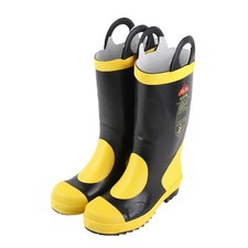 Emergency Rescue High Boots Heat Proof Insulation Rubber Fire Protective Boots♪