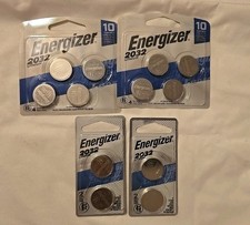 12 Energizer CR2032- Coin Cell Battery Exp. 03/2030 2pks OF 4 2 Pks Of 2