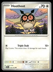 Hoothoot 114/142 Stellar Crown