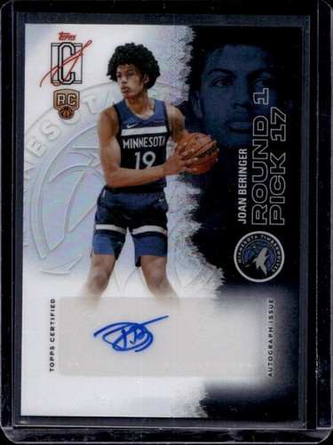 2025 Topps Signature Joan Beringer Base (RAW)