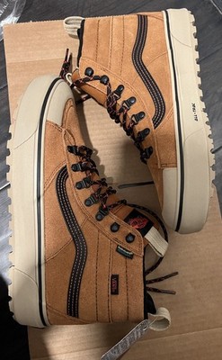 Vans Sk8 Hi MTE DR Waterproof Glazed Ginger VN000CVRN1Z Men s Size 8.5