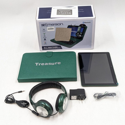 Emerson 10.1'' Android Tablet Bundle (EID-1001-GRN) | Green | WIFI ONLY