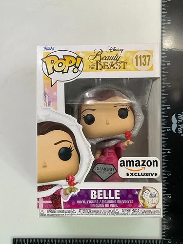 Funko Pop! Disney: Belle #1137 Diamond Collection Amazon Exclusive Figure -CN F1