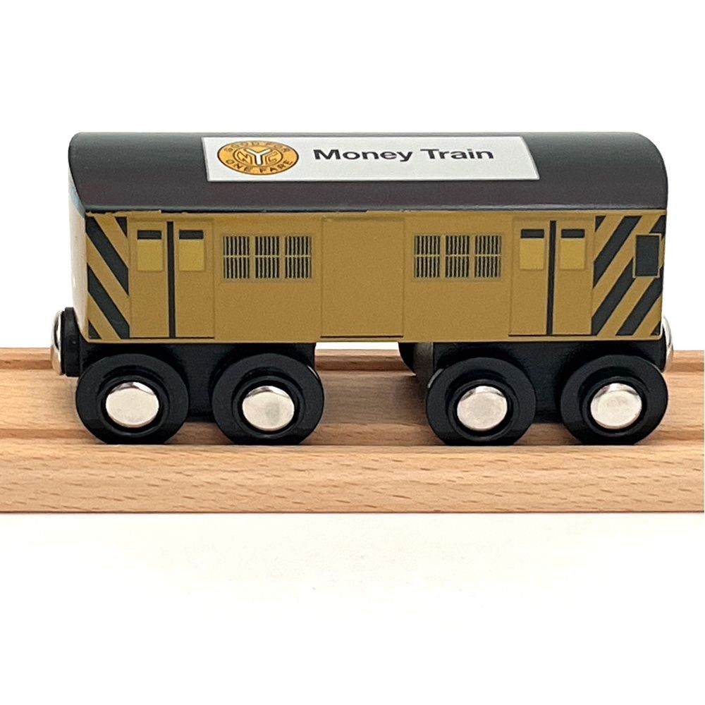 Munipals Wooden Subway Train R21 Money Train Subway car New in the