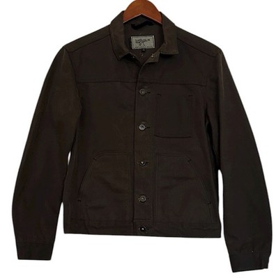 Loyal Stricklin Men s Waxed Canvas Wayman Jacket Tan Made in USA Size XS