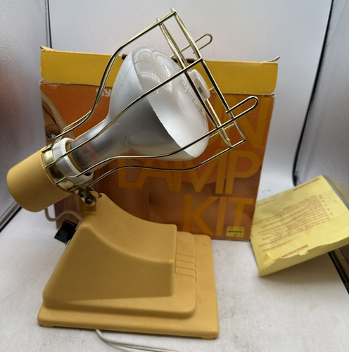 Sylvania Sun Lamp Kit With Original Box Works 80’s Vintage