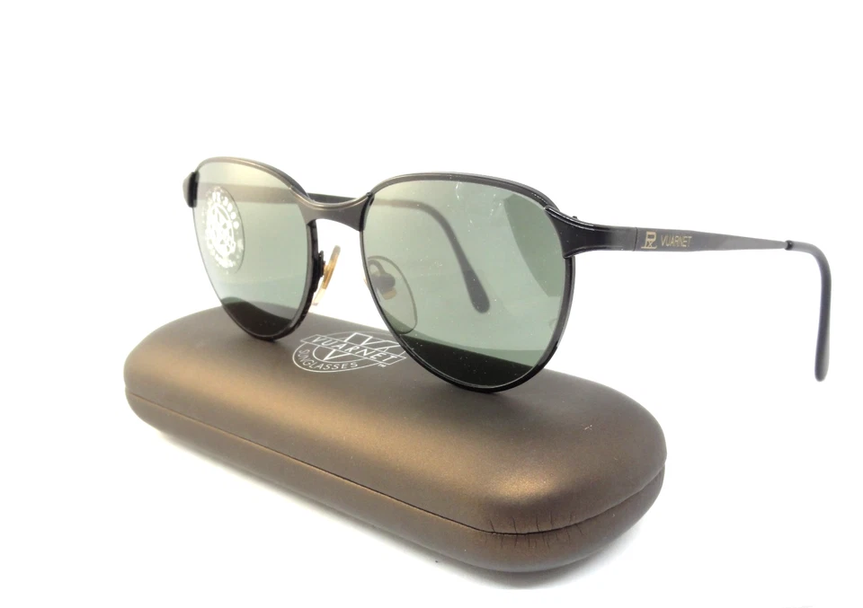 ÓCULOS DE SOL VINTAGE CINZA ANOS 90 VUARNET 040 PX 3000 FRANÇA - Imagem 3 de 4
