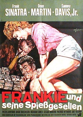Frank Sinatra in FRANKIE UND SEINE SPIESSGESELLEN Originalplakat WA von 1966