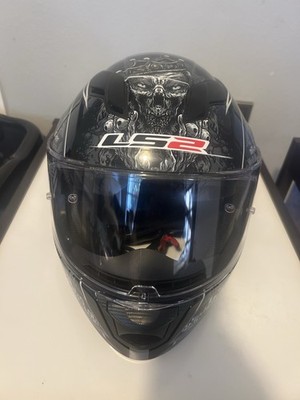 LS2 Stream EVO Anti-Hero Helmet 328-1331 Black/Gray Size Xl