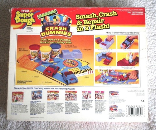 DIE UNGLAUBLICHEN CRASH DUMMIES: TESTCENTER, 1991! TYCO SUPER TEIG, BRANDNEU OS! - Bild 2 von 3