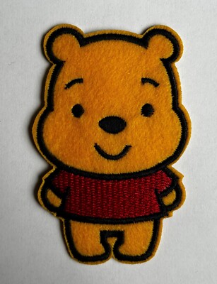 Winnie The Pooh Iron On Badge Patch Bear Honey Comic Patch