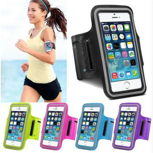 Apple iPhone Gym Running Jogging Sports Armband Holder For Various Mobile Phones - Afbeelding 1 van 18