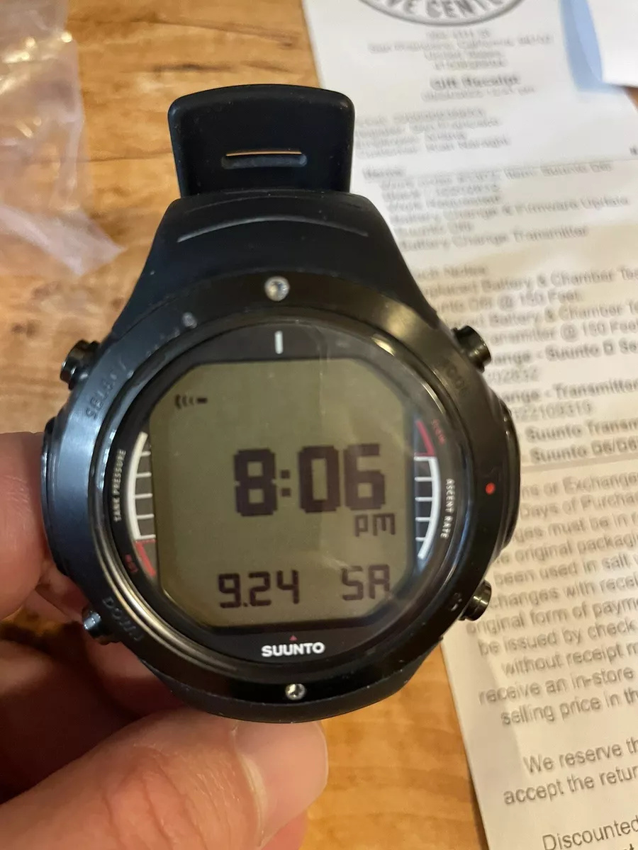 Suunto d6i hotsell all black steel