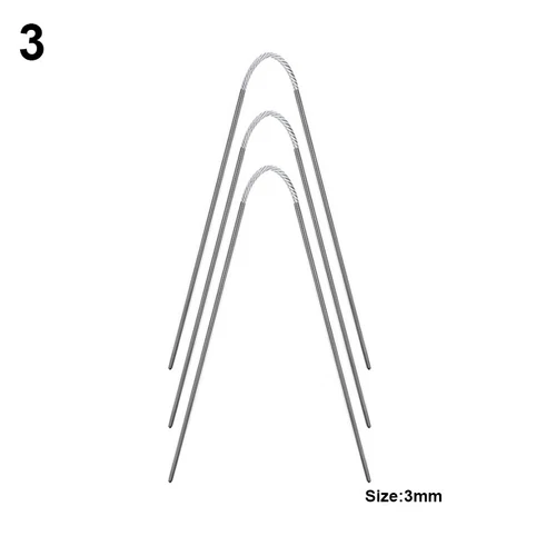 3Pcs Stainless Steel Circular Knitting Needles(2mm-5mm)DIY Sock Knitted Needle - Picture 7 of 11