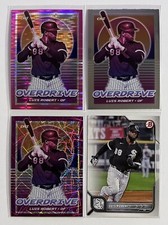 Luis Robert 2021 Chronicles Overdrive Purple Velocity Pink Pulsar White Sox Lot
