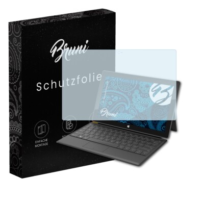 Bruni 2x Folie für Microsoft Surface RT Schutzfolie Displayschutzfolie
