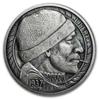 1 oz 999 Silver Hobo Nickel Antiqued Art Round The Fisherman with COA