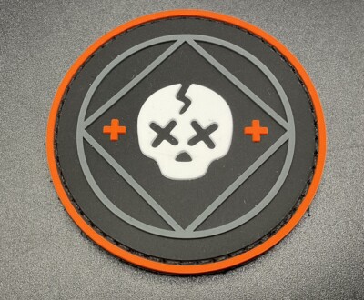 Castle x Grayscale Halloween 2023 Shinigami Skull EDC PVC Pouch Patch