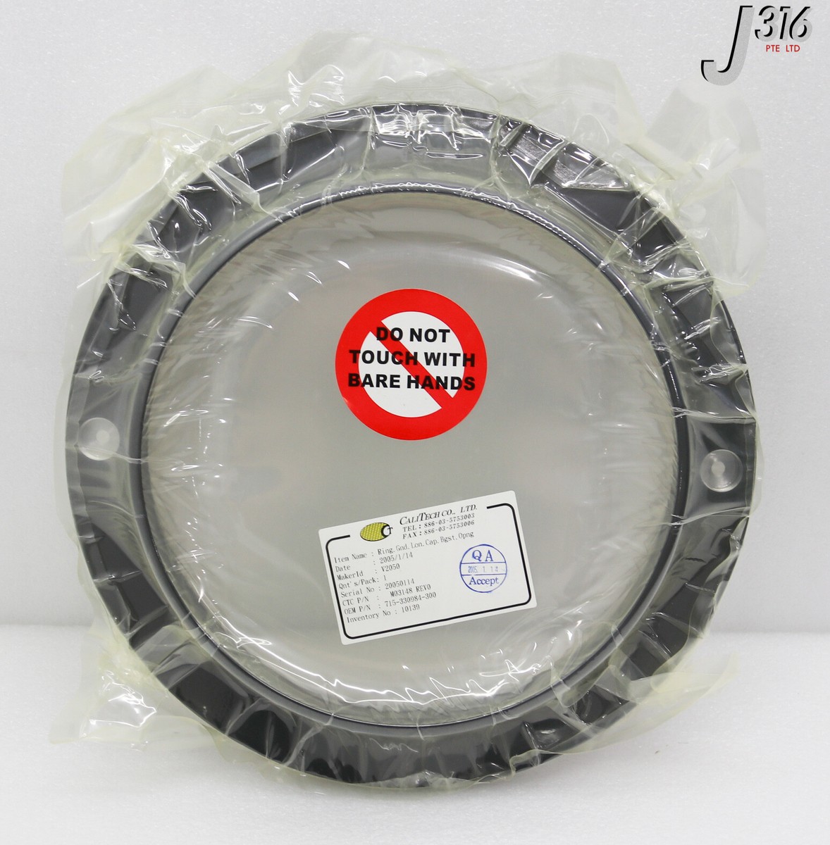 C3004 LAM RESEARCH RING,GND,LON,CAP,BGST,OPNG (NEW) 715-330984-300