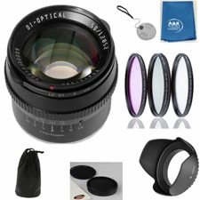 TTArtisan 50mm f/1.2 Lens Kit for FUJIFILM X-H1 X-PRO3 X-T100 X-E2 + Filters +++