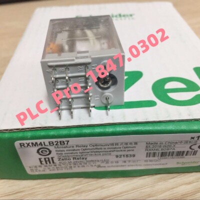 10PC/BOX New Schneider RXM4LB2B7 Telemecanique Relay 3A 24VAC With Light