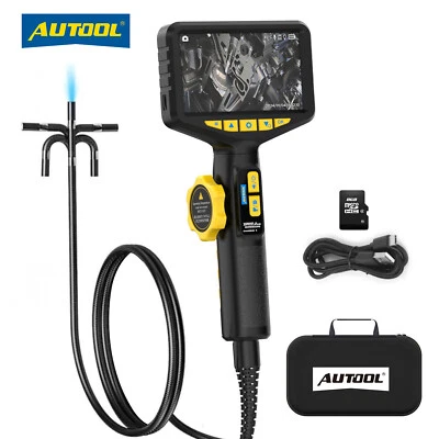 AUTOOL Industrial Endoscope Camera 1080P HD Inspection Borescope Camera Articulating