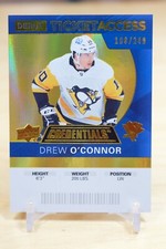 2021-22 UD Credentials Debut Ticket Access Yellow /249 #82 Drew O'Connor