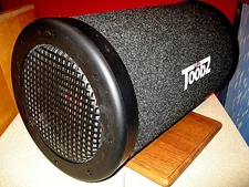 Pyle Tube Toobz Round Bass Charcoal Carpeted Round Tube RP-1000 Tech Tested