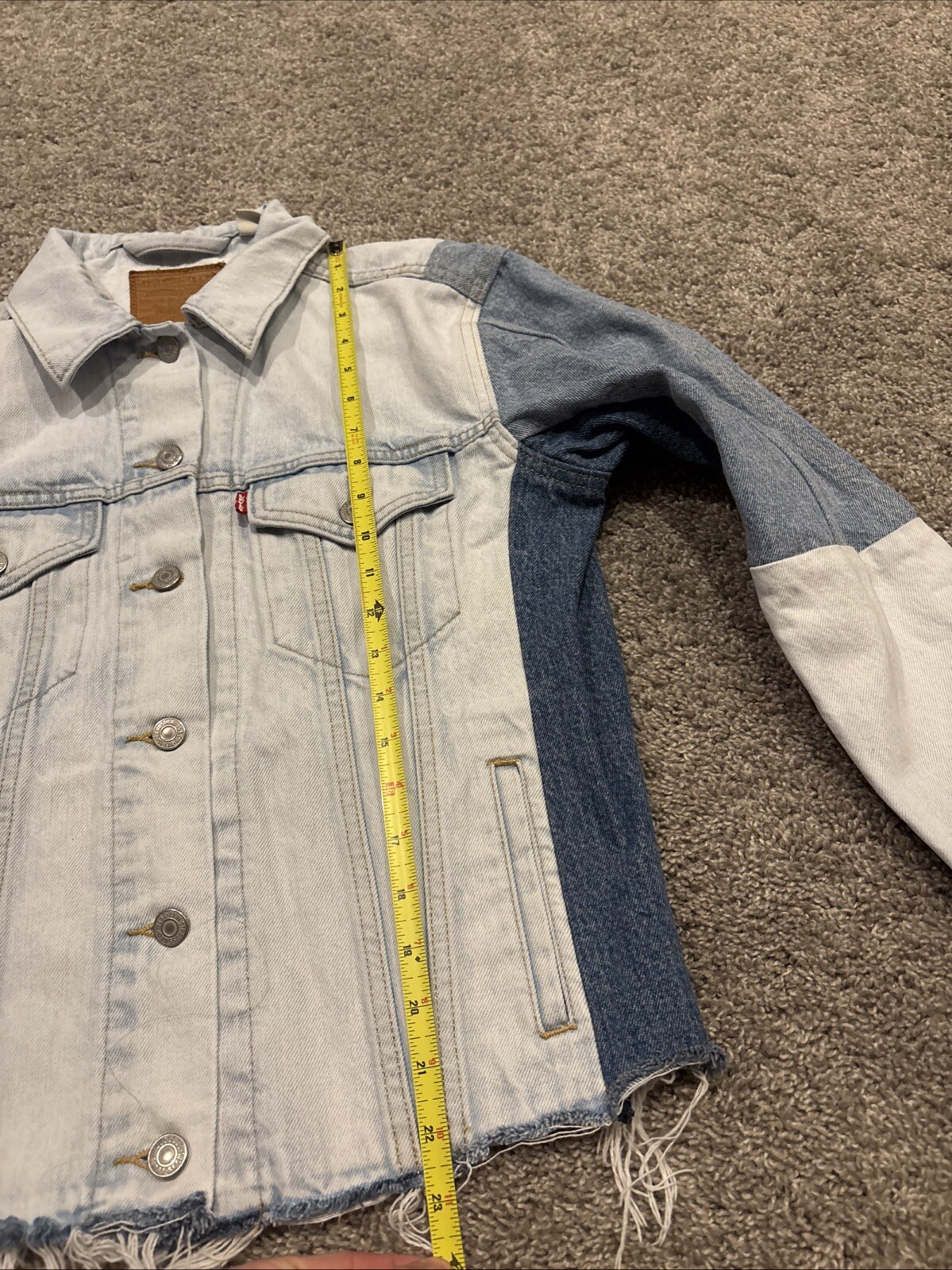 Levis Premium Big E Colorblock Patchwork Two Tone… - image 4