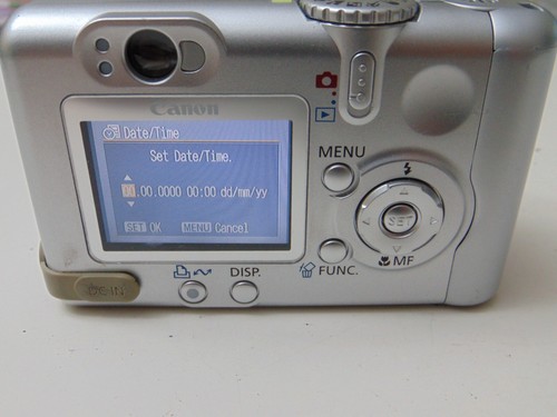 Canon PowerShot A75 3.2MP Digital Camera Silver for Parts/Repair - No Image - Picture 3 of 13