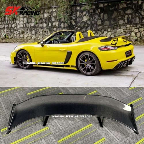 Fit For Porsche Boxster Cayman 718 982 2017-2024 Rear Trunk Lip Spoiler Wing Kit