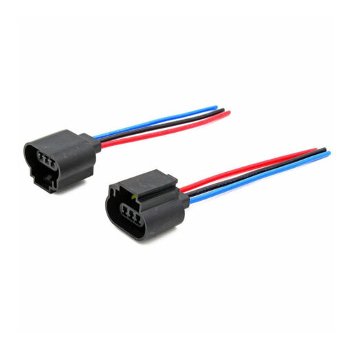 2x LED H13 9008 Female Socket Car Headlight Plug Wire Harness Adapter Connector - Picture 9 of 12