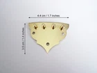 Brass Tailpiece for Mandolin (screws included)