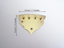 Brass Tailpiece for Mandolin screws included