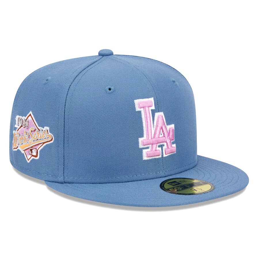New Era Los Angeles Dodgers Denim Blue 59FIFTY Hat Size 7 3 New Era Los Angeles Dodgers Denim Blue 59FIFTY Hat Size 7 3