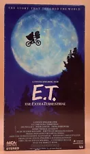 E.T. the Extra-Terrestrial VHS 1988 MCA w/ Green Gate Acceptable/Worn Condition