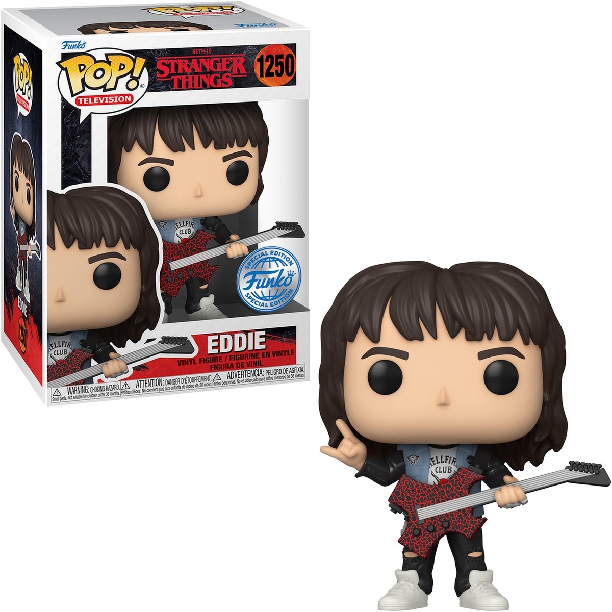 Stranger Things - Eddie 1250 Special Edition - Funko Pop