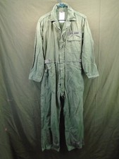 US Military Army OD Green 100 Cotton Sateen Coveralls Small 1992 Isratex 239-A
