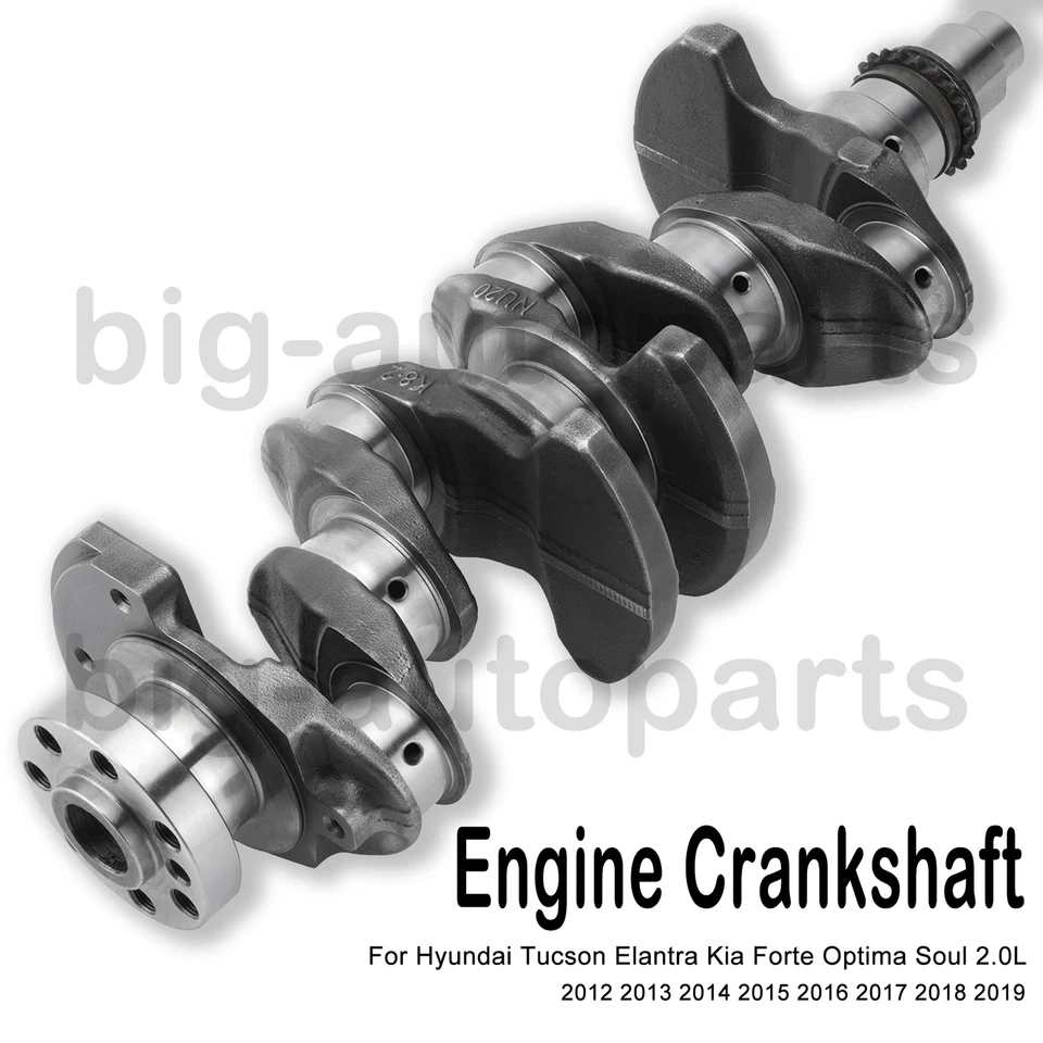 Cigüeñal motor 623V6-2EH00 + Kit de rodamientos para Hyundai Elantra GT Tucson Kia 2,0 L Foto 2 de 4