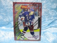 1996 Topps Finest Hockey Card #50 Mark Messier