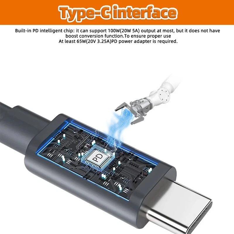 3 in 1 Starlink Mini cable 10 ft for Power Cable Car Charger/Type-C/DCExtension - Image 2 of 4