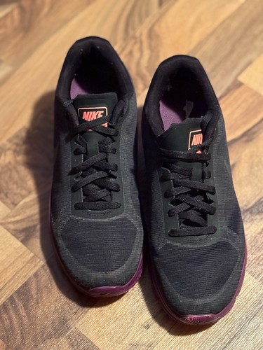 Nike Air Max Negro y Rosa Lentejuelas Tenis para Correr Mujeres Talla 8 Usadas - Imagen 5 de 5