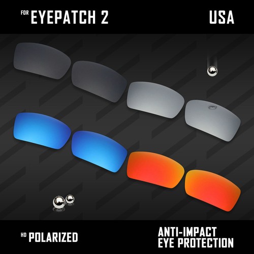 Anti Scratch Polarized Lot Replacement Lenses for-Oakley Eyepatch 2 OO9136 Opt - Picture 30 of 33