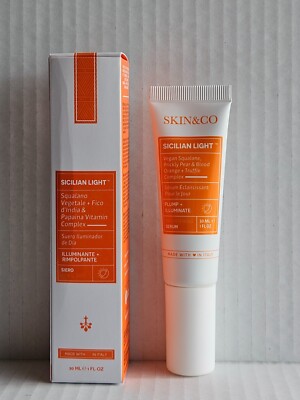 Sicilian Light Plump & Illuminate Face Serum Full Size Prickly Pear & Blood Oran