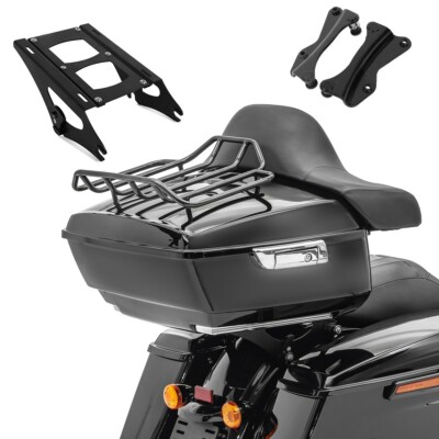 Topcase King OLS für Harley CVO Street Glide 14-24 + Anbaukit