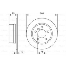 Disque de frein BMW 545