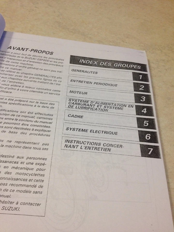 Suzuki GSF600 GSF 600 Manual Mantenimiento Taller Workshop Manual de Taller - Imagen 2 de 4