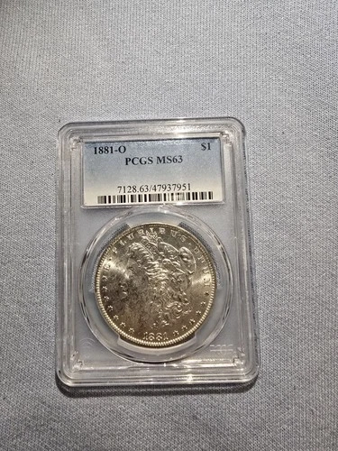 1881-O Morgan Silver Dollar MS63 PCGS