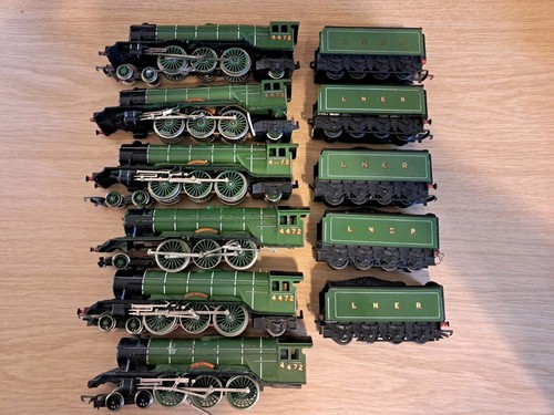 Triang Flying Scotsman 4-6-2 LNER grün Ersatzteile oder Reparaturen Restposten X6