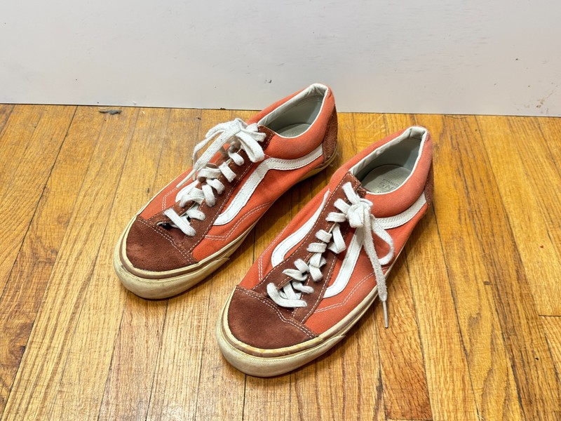 Vans Old Skool 36 Orange Pre Owned Mens 10.5 Shoes Sneakers